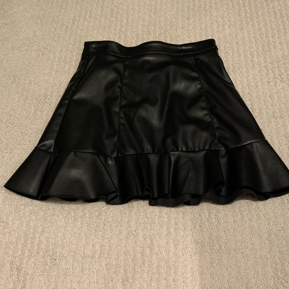 H&M Faux Leather Skirt